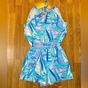 Lilly Pulitzer Aboat Time Romper